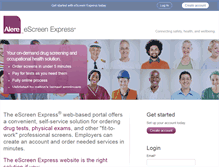 Tablet Screenshot of escreenexpress.com